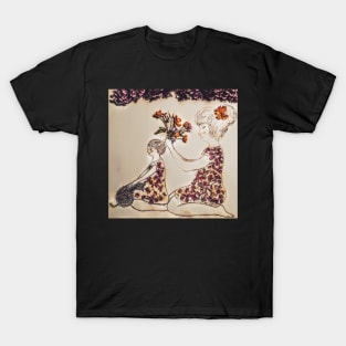 International Mother's Day Painting with Flowers T-Shirt